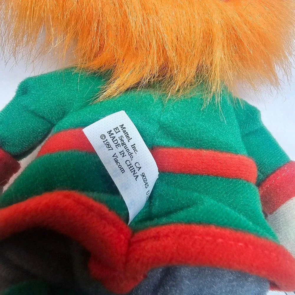 Vintage 90s Rugrats Holiday Bean Bag Plush. Chucky‎